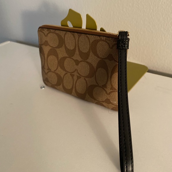 Coach Corner Zip Wristlet - Picture 3 of 4